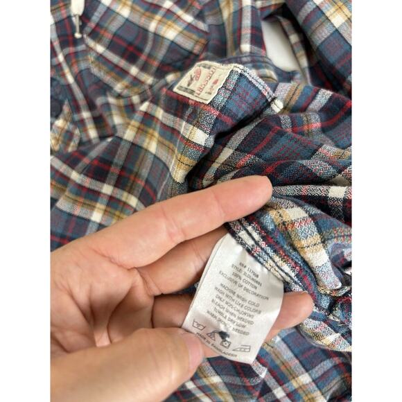 Vintage Grunge Levis Button Up Hoodie Shirt Jacket Medium Multicolor Size Medium - Picture 4 of 8